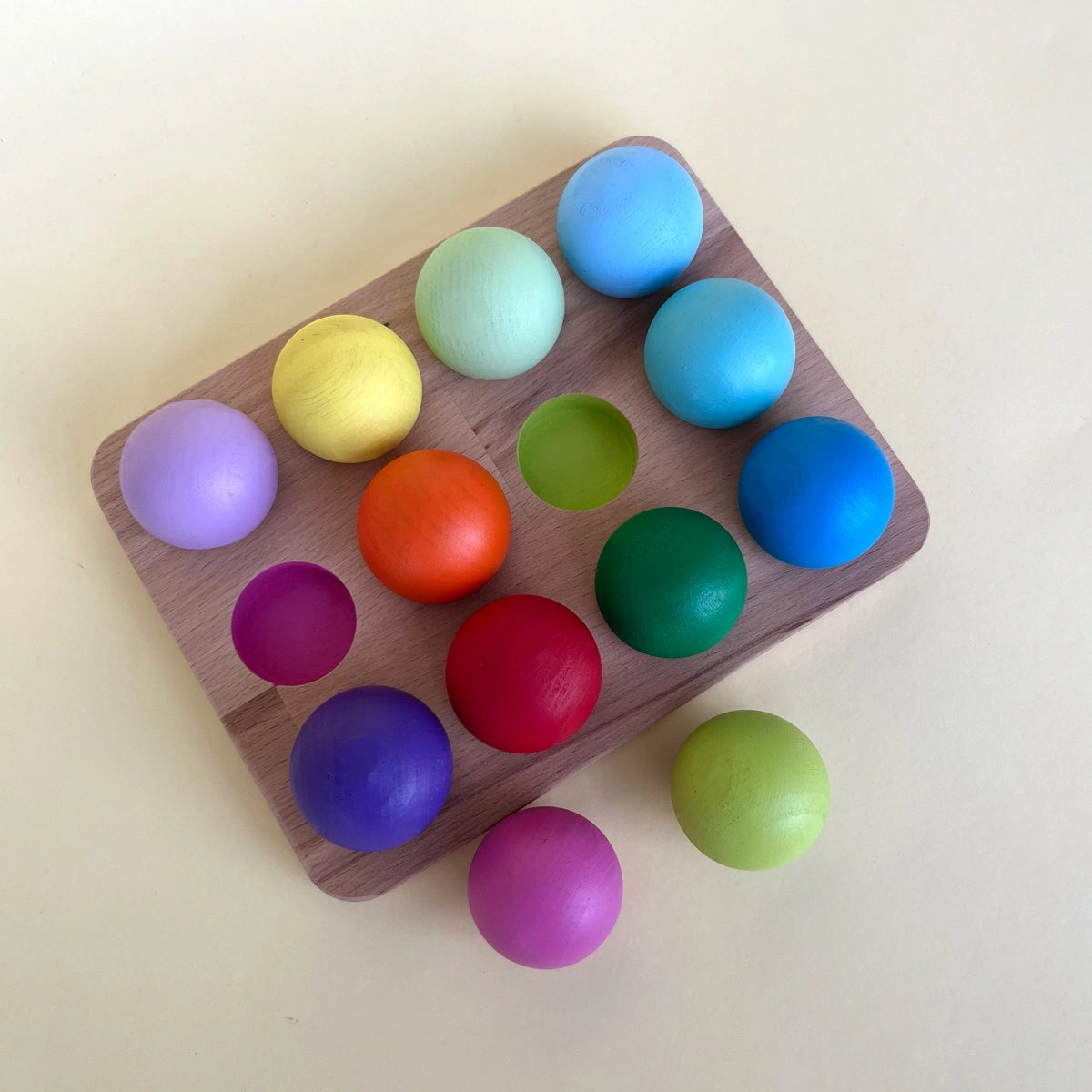 Wooden Balls & Rings Set