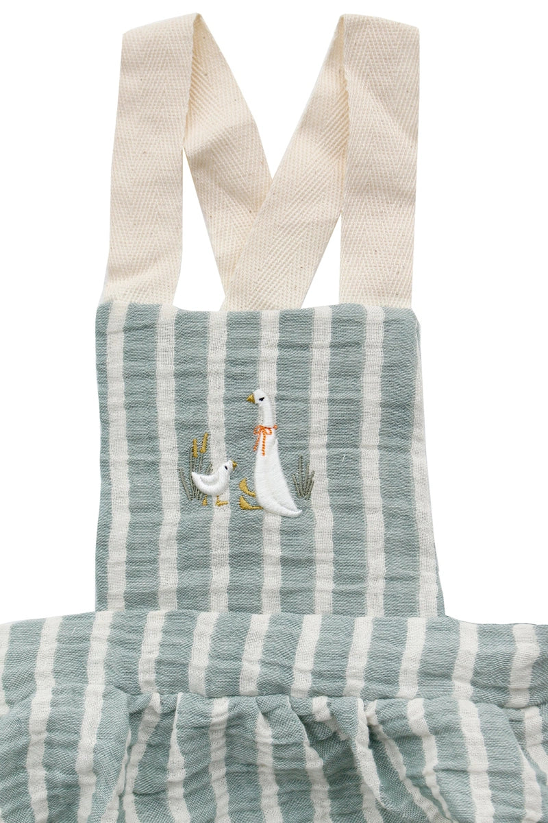 Muslin Baby Romper/ Mother - Goose