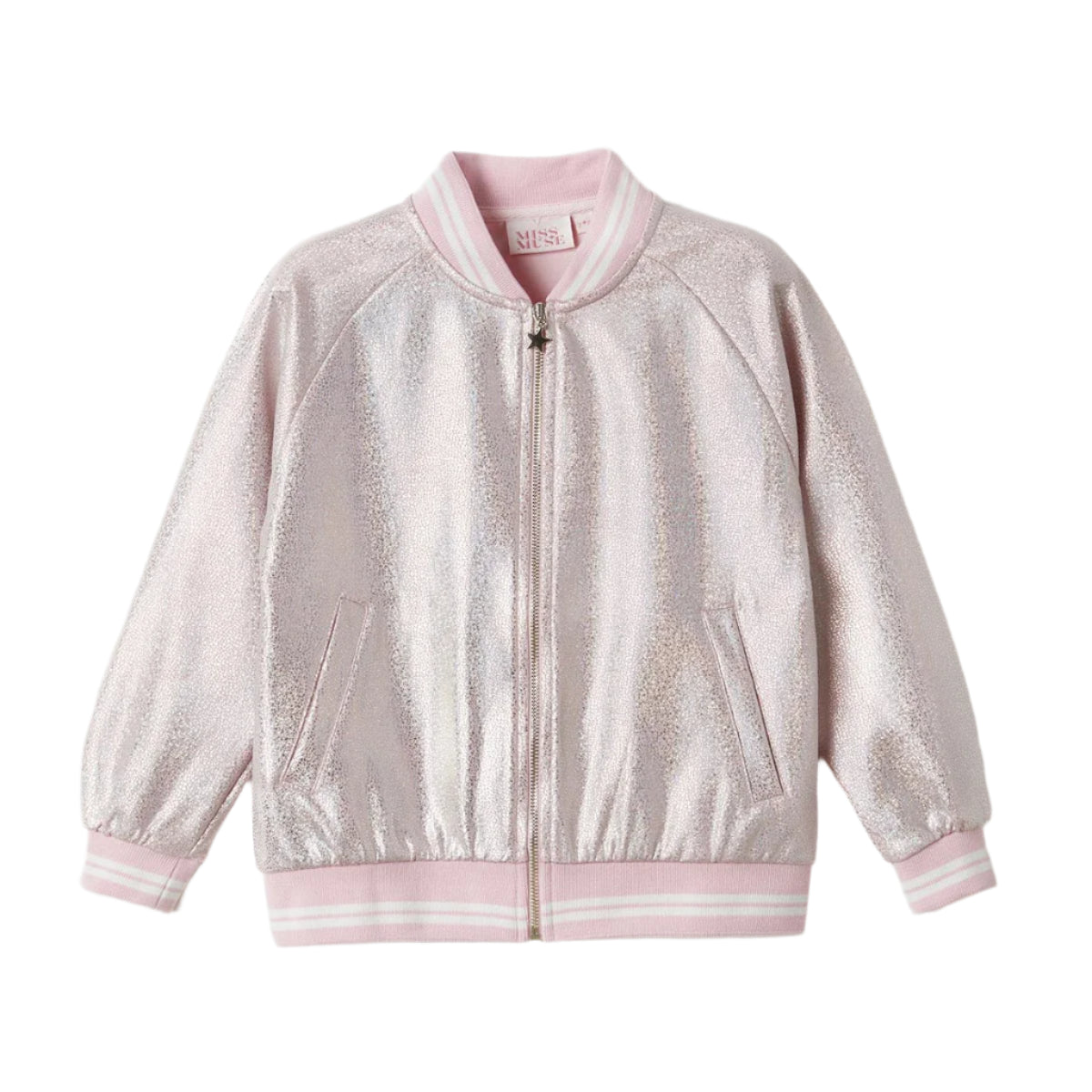Sparkling Pink Bomber Jacket