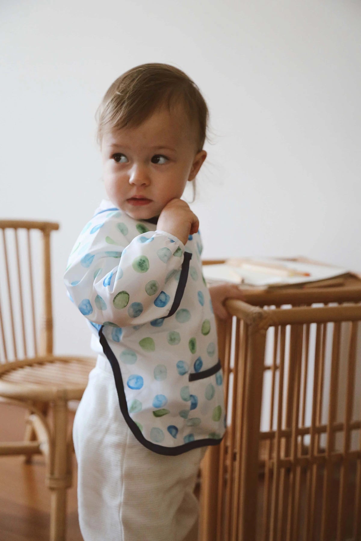 Blue Balls Activity Bib