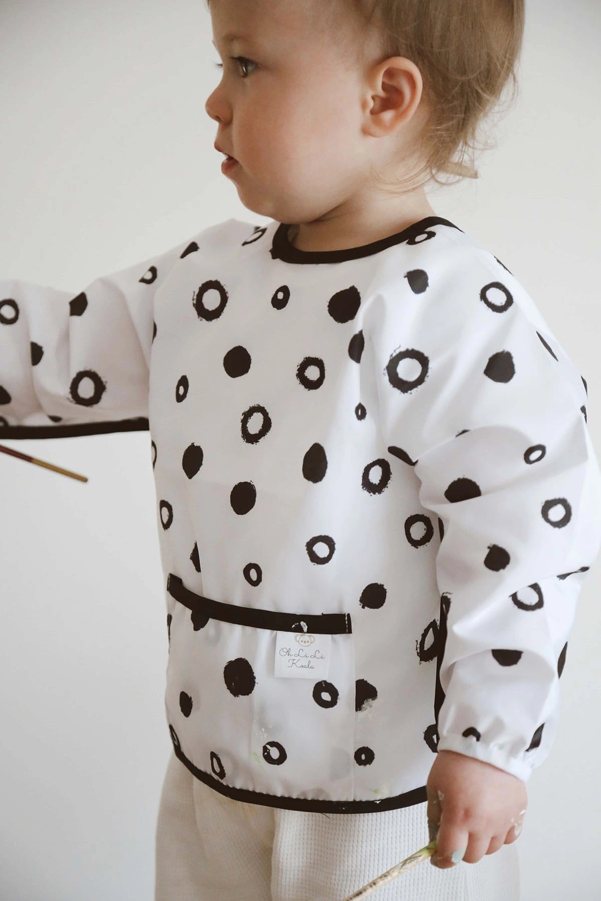 Black Balls Activity Bib