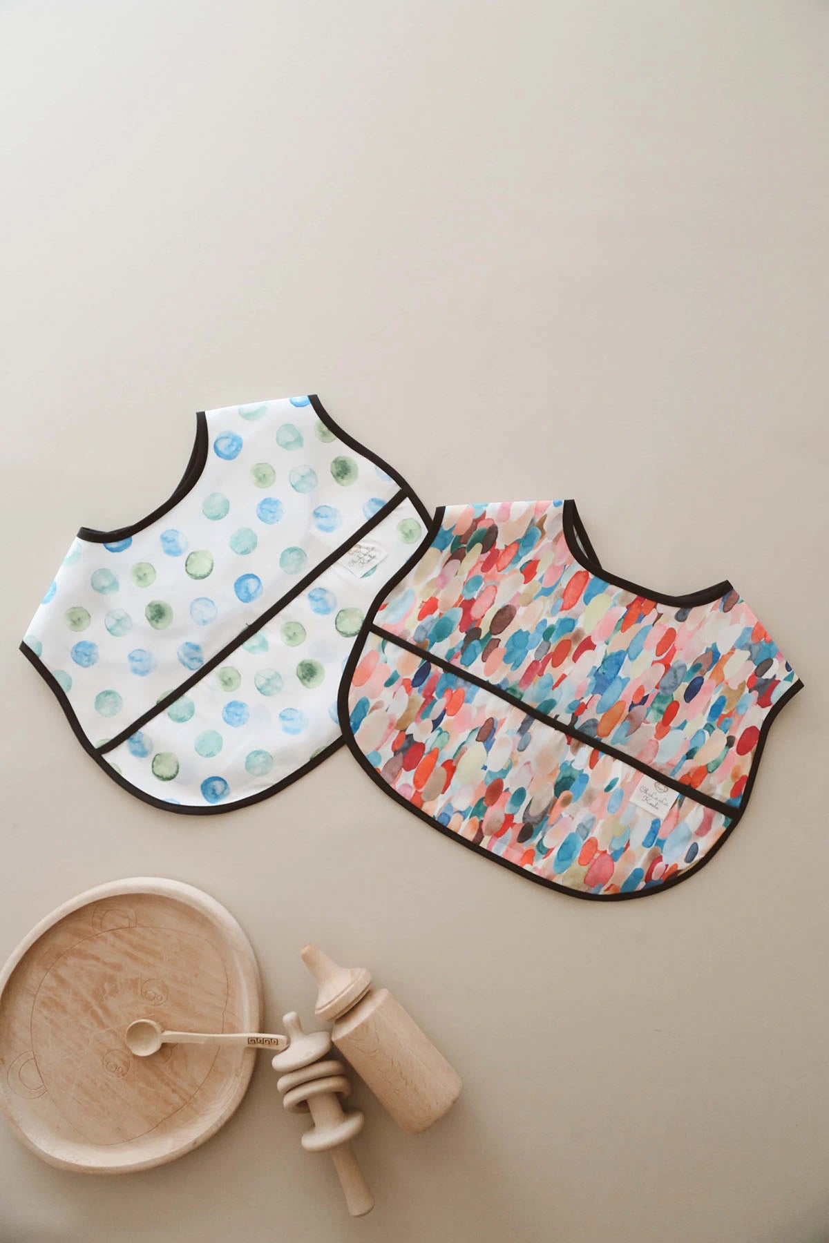 Blue Feeder Bib Set