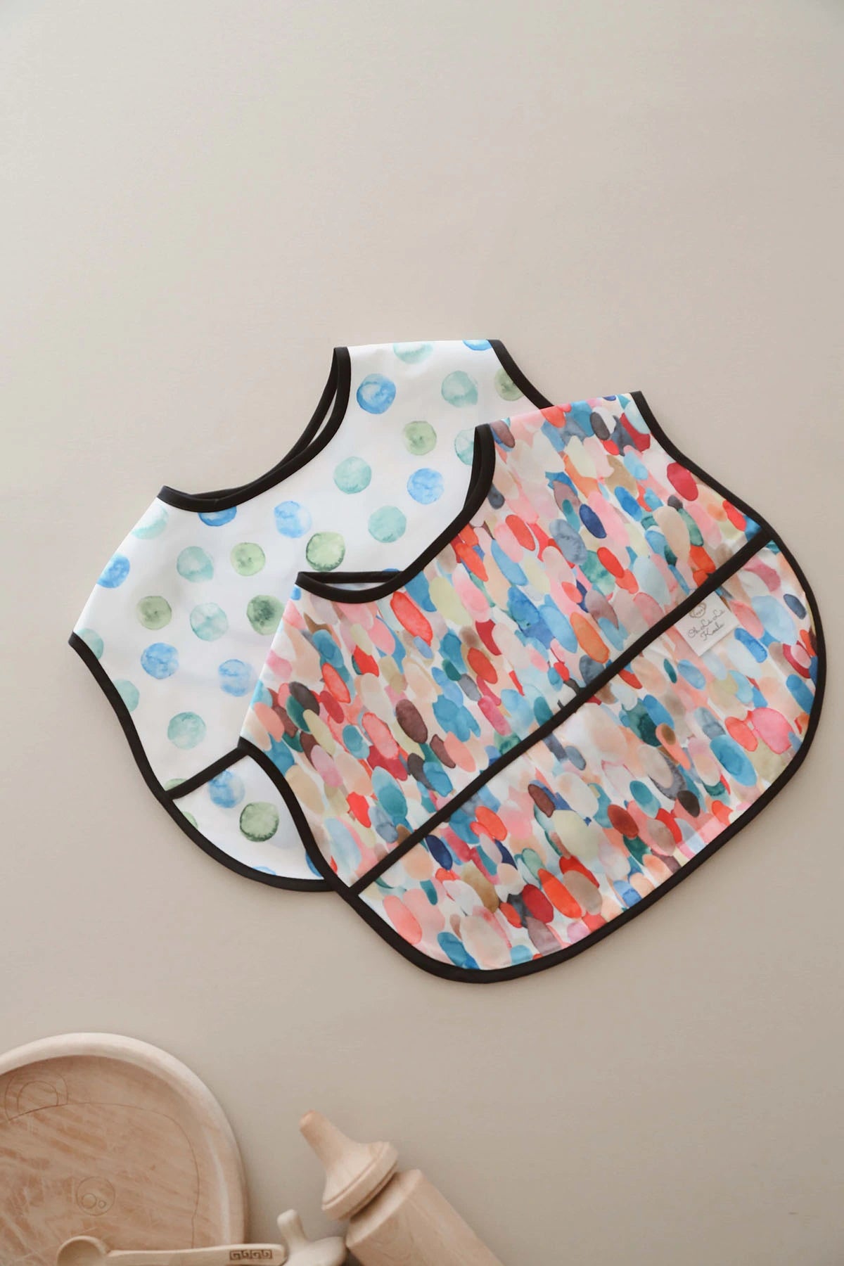 Blue Feeder Bib Set