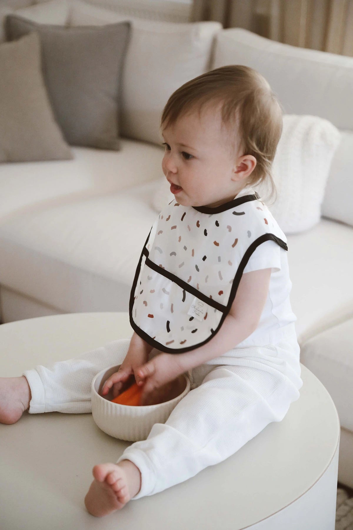 Black Feeder Bib Set