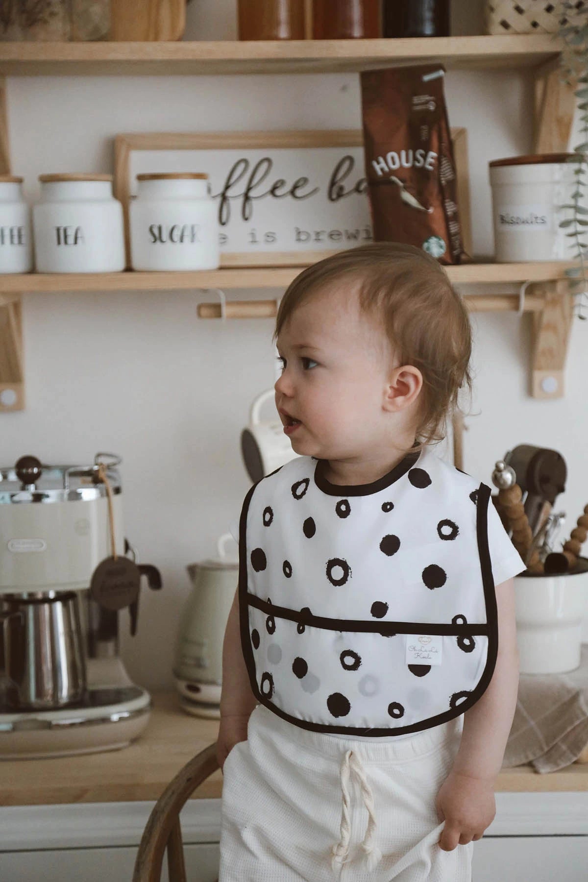 Black Feeder Bib Set