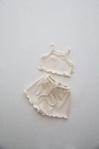 Seashell Crop and Shorts Set