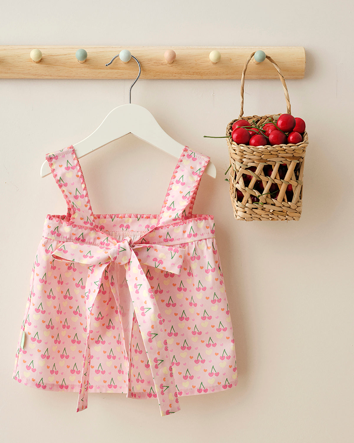 Cherry Backless Blouse