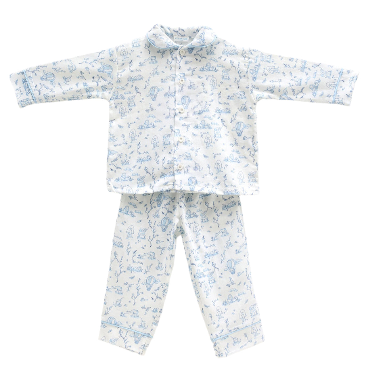 Toile De Jouy Pyjama - Blue