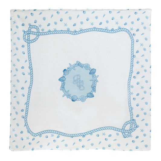 Seashell Muslin Swaddle