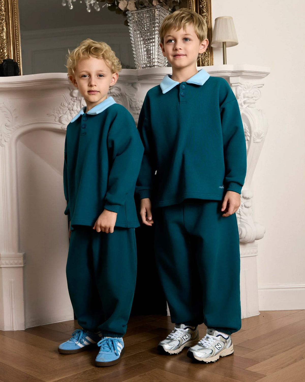 Leo Tracksuit Set - Teal Pop