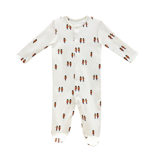 Little Soldiers Footed Onesie