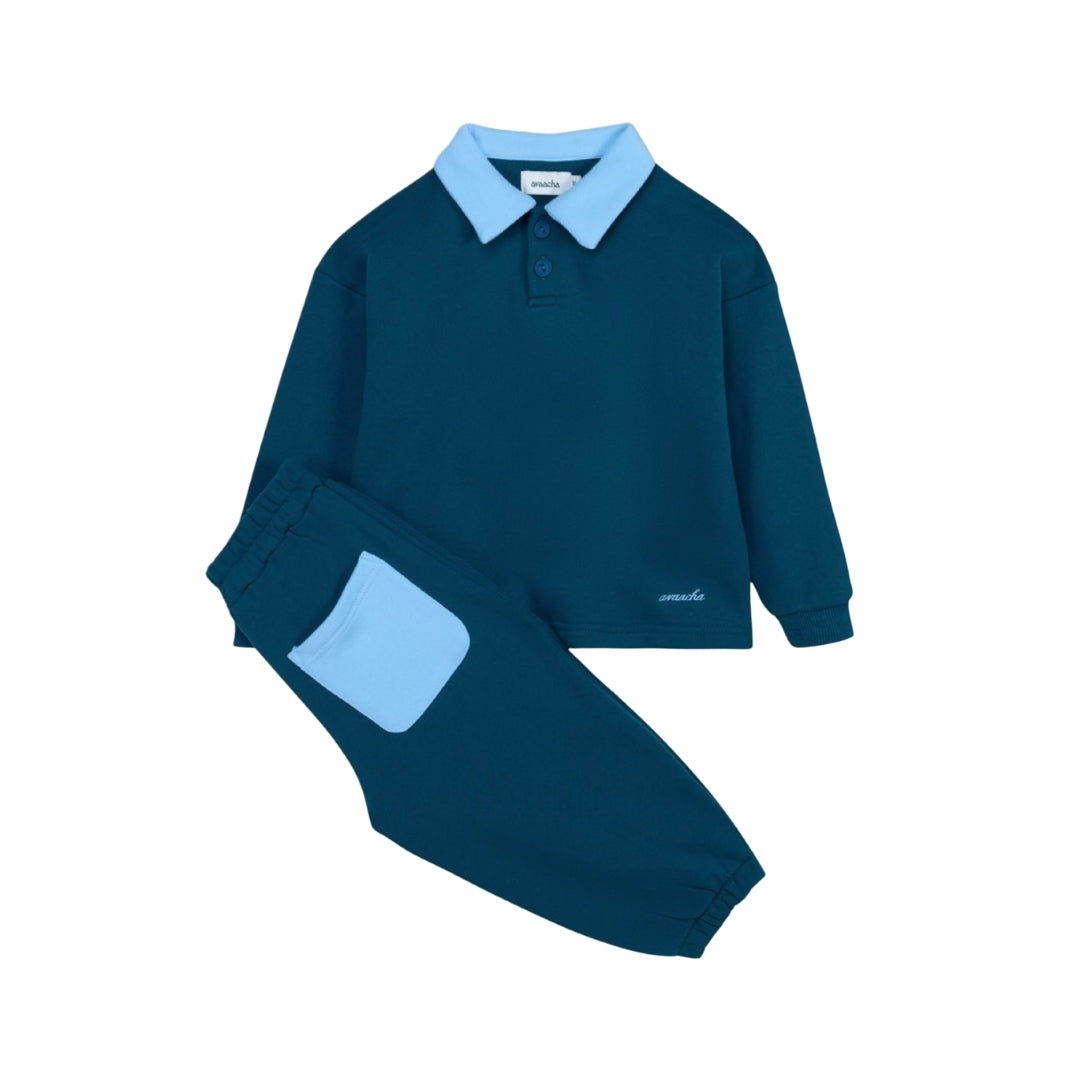 Leo Tracksuit - Teal Pop