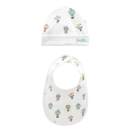 Hot Air Balloon Hat & Bib