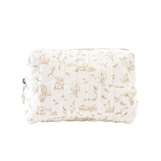 Toile De Jouy Pouch - Beige