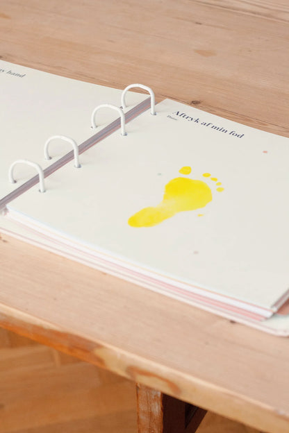 Hand and Footprint Clean Touch Ink Pad - Yellow by Specialday in Multi
