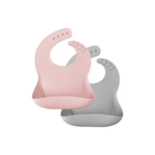 BASICS Bib Set - Pinky Pink