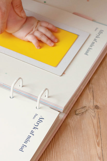 Hand and Footprint Clean Touch Ink Pad - Yellow by Specialday in Multi, image 1