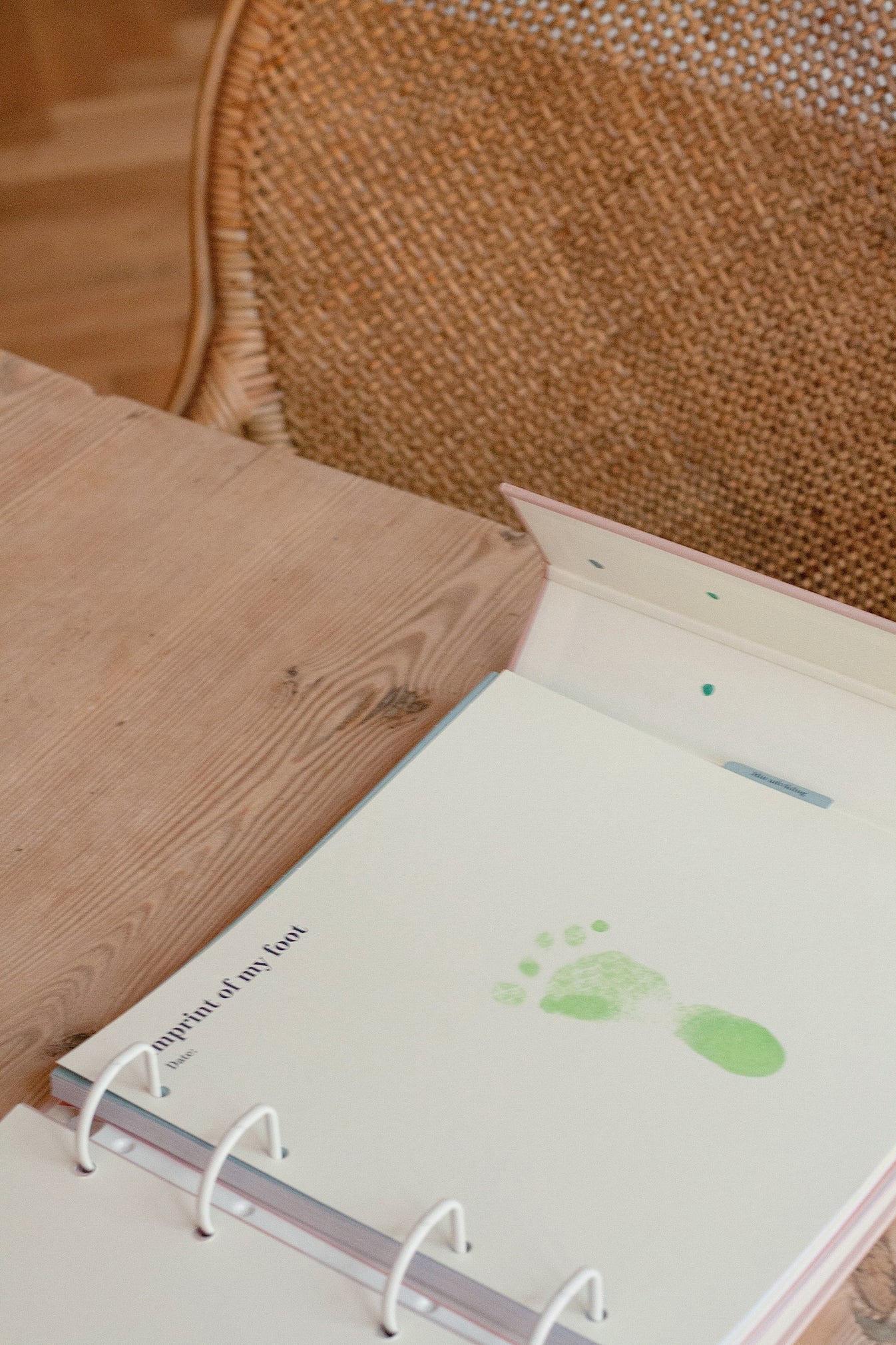 Hand and Footprint Clean Touch Ink Pad - Green by Specialday in Multi