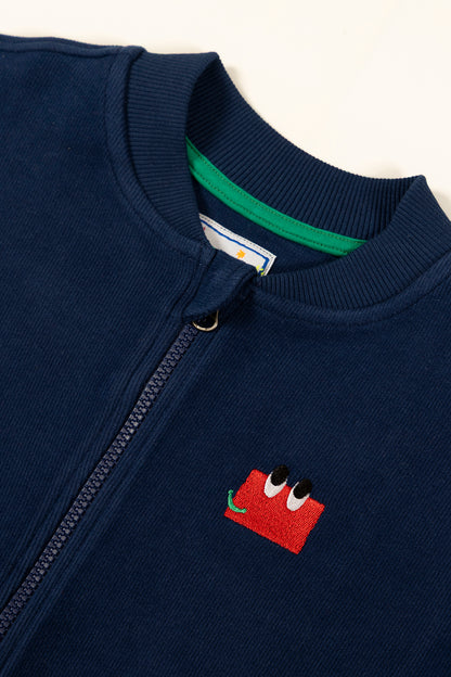 Curious Eyes Jacket - Navy