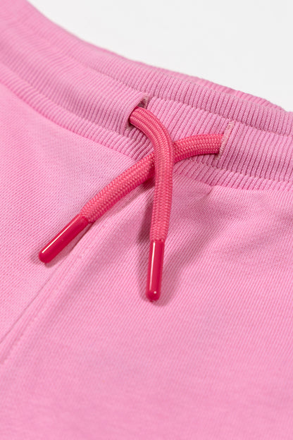 Retro Smiley Shorts - Pink