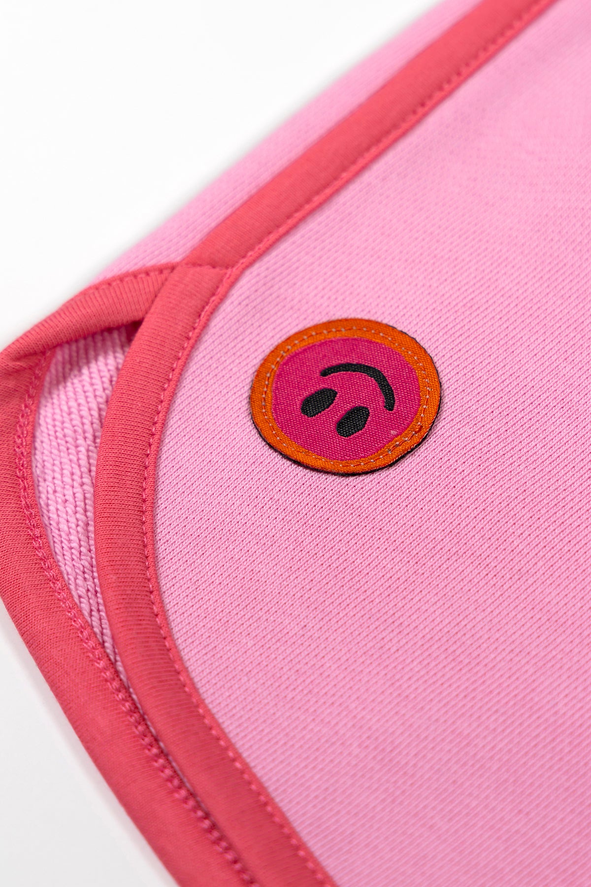 Retro Smiley Shorts - Pink