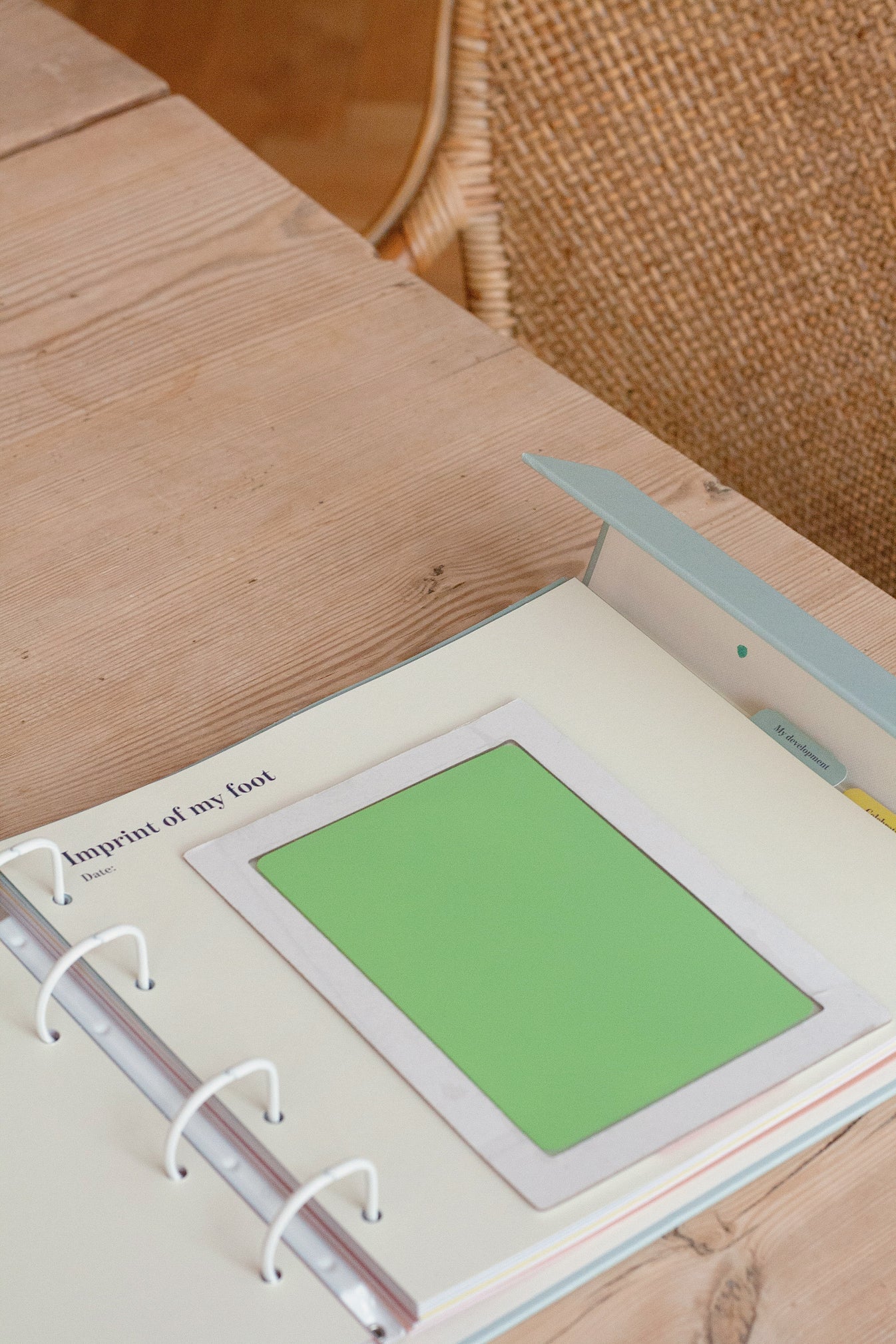 Hand and Footprint Clean Touch Ink Pad - Green by Specialday in Multi