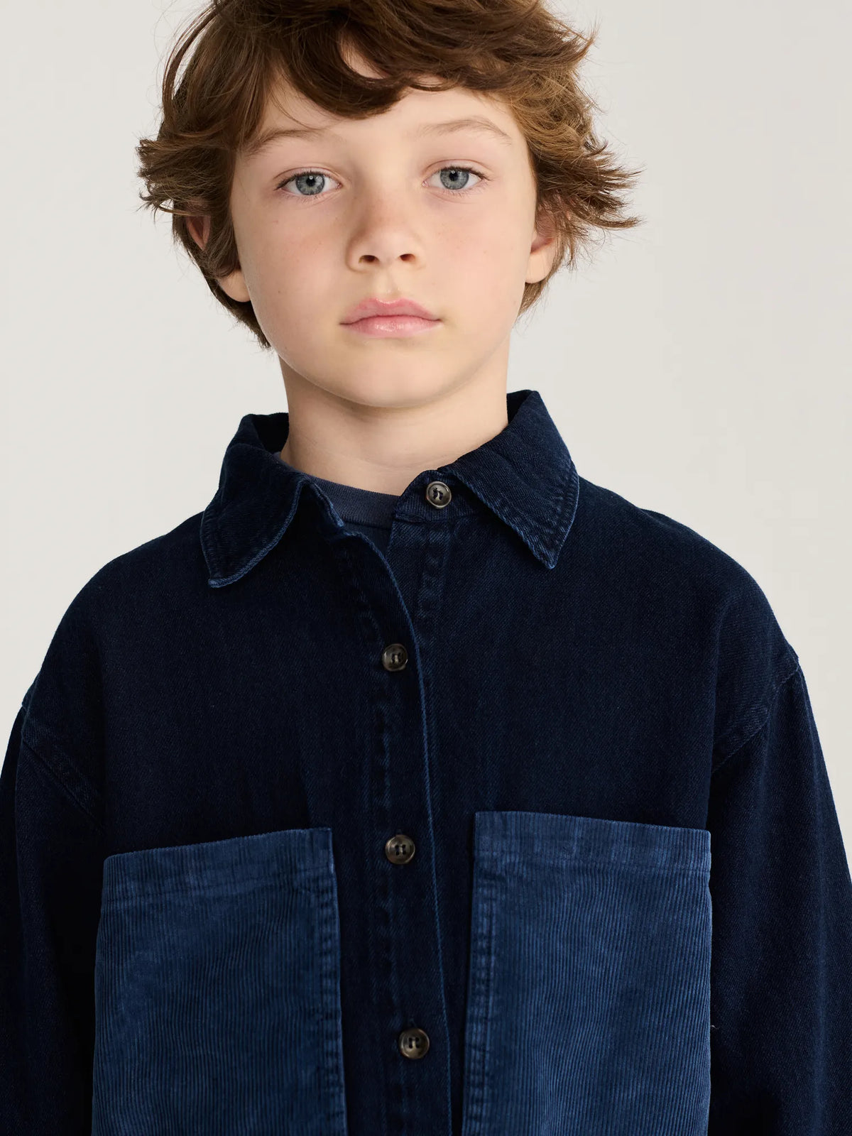Booo Bo Choses Tag Denim Shirt