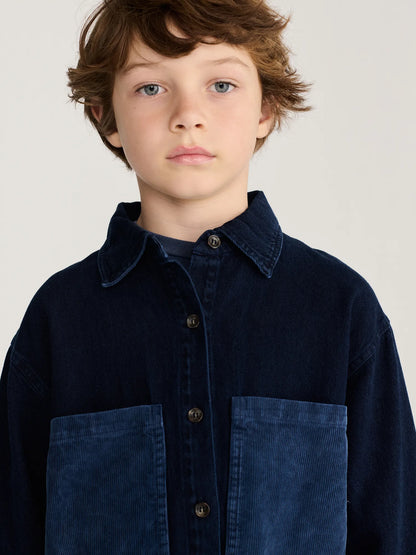 Booo Bo Choses Tag Denim Shirt