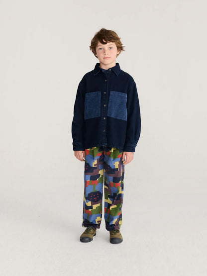 Booo Bo Choses Tag Denim Shirt