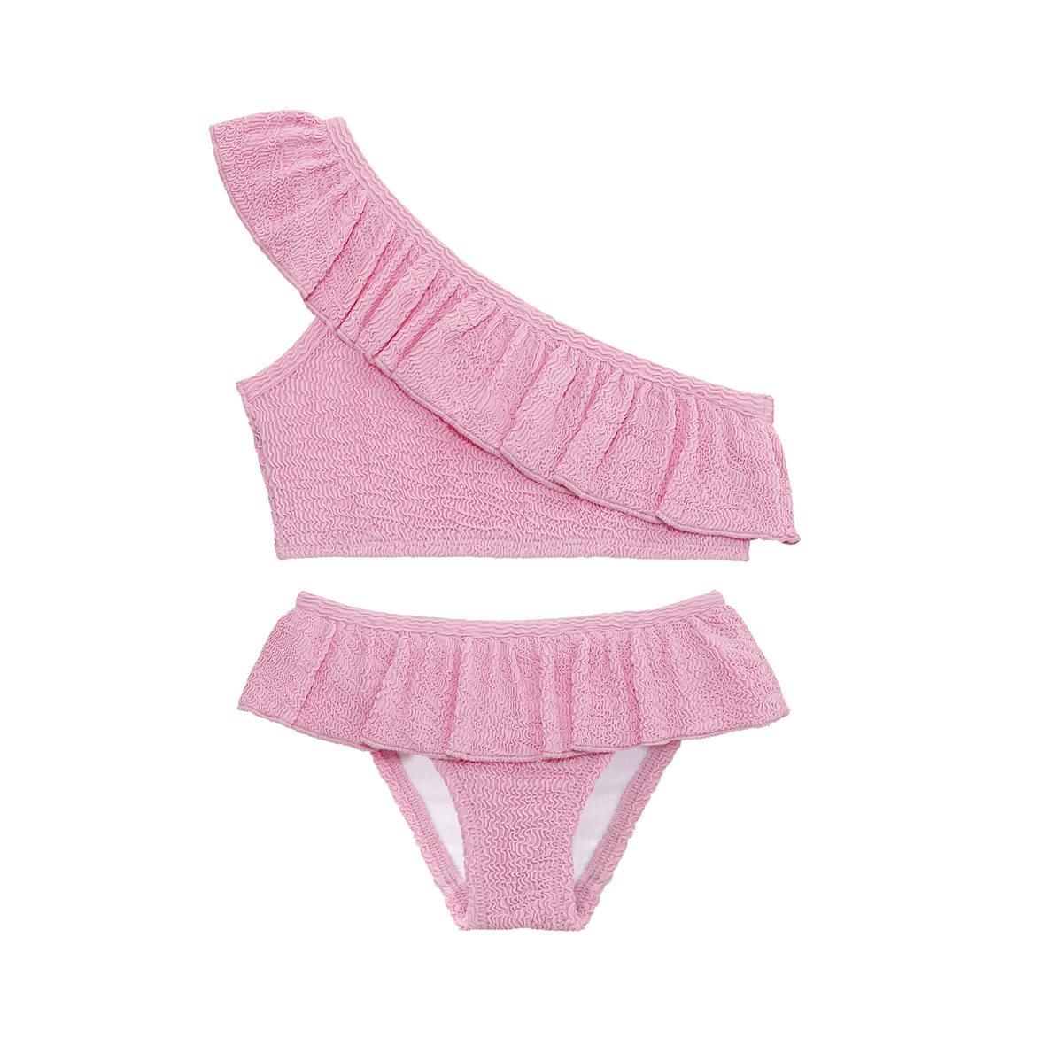Crinkle Bikini Set - Pink Frosting