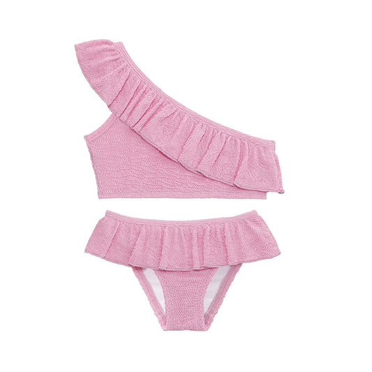 Crinkle Bikini Set - Pink Frosting