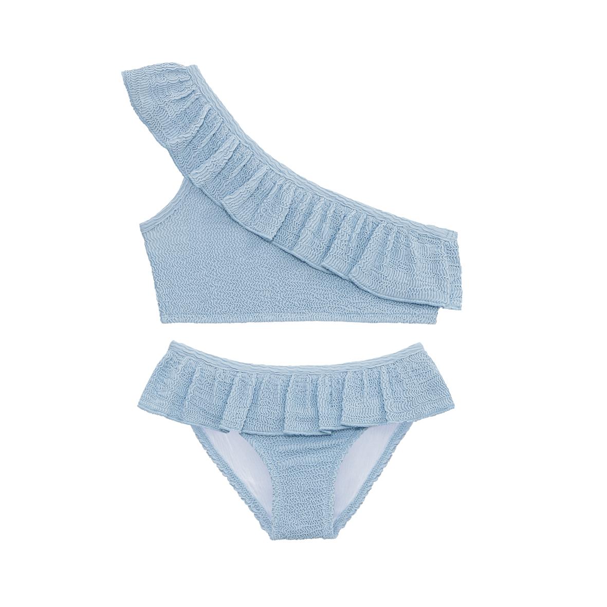 Crinkle Bikini Set - Pure Blue