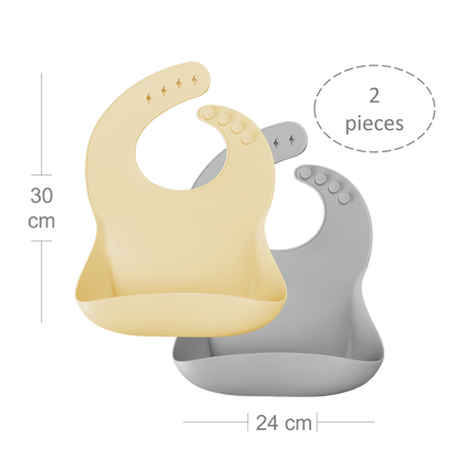 BASICS Bib Set - Mellow Yellow