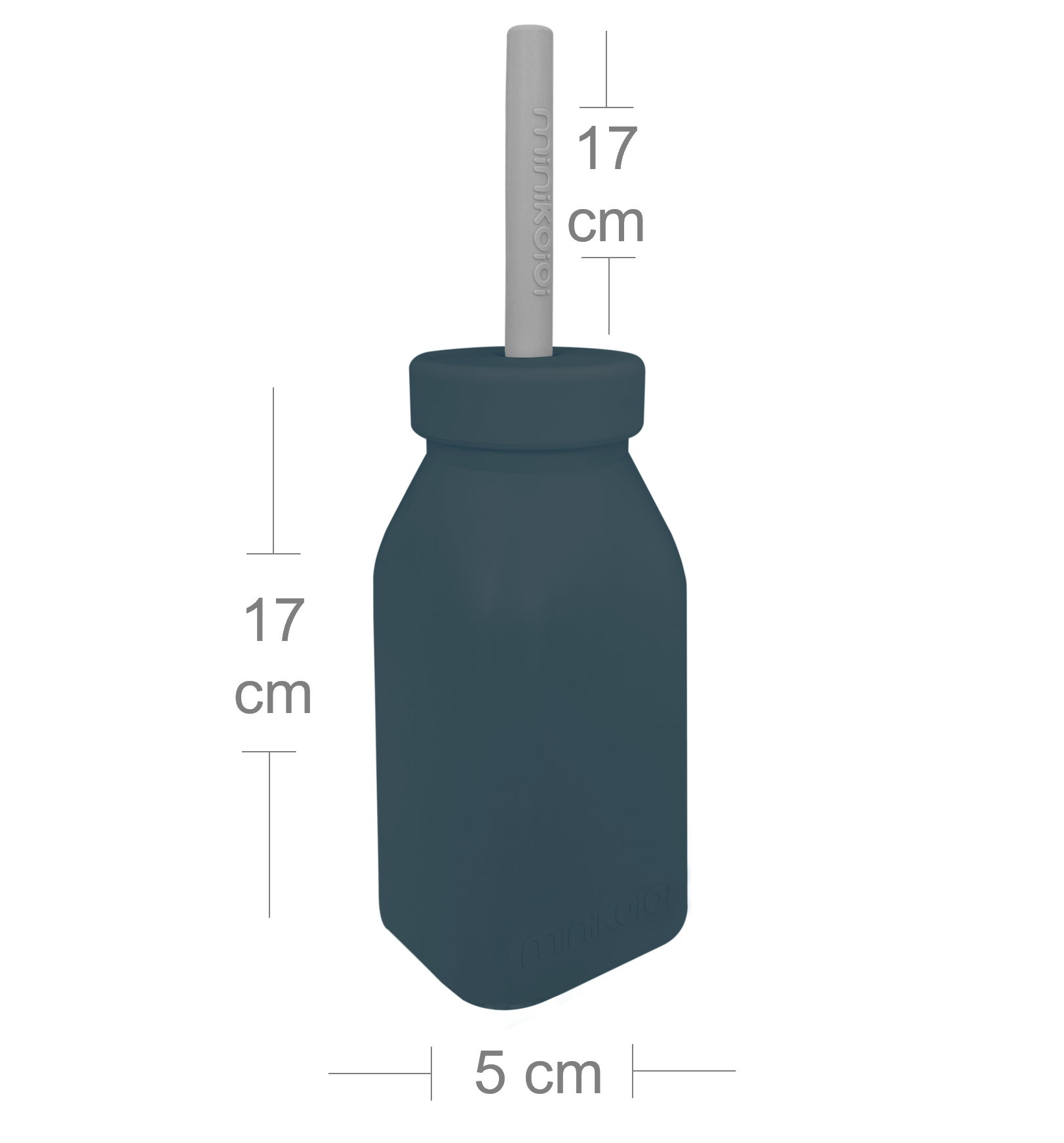 BOTTLE + STRAW - Deep Blue