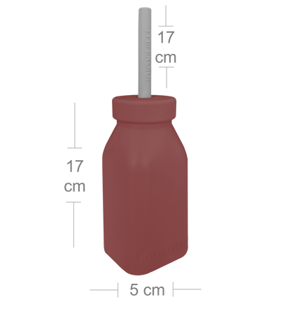 BOTTLE + STRAW - Velvet Rose