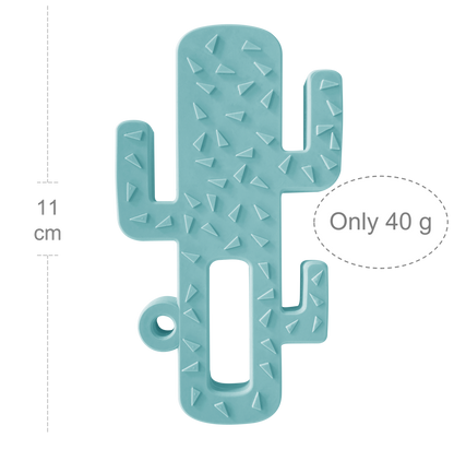 CACTUS Teether - Aqua Green