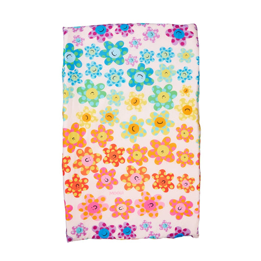 Changing Mat Cover - Happy Flowers