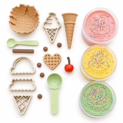 Ice-Cream Parlour - Playdough Box Set