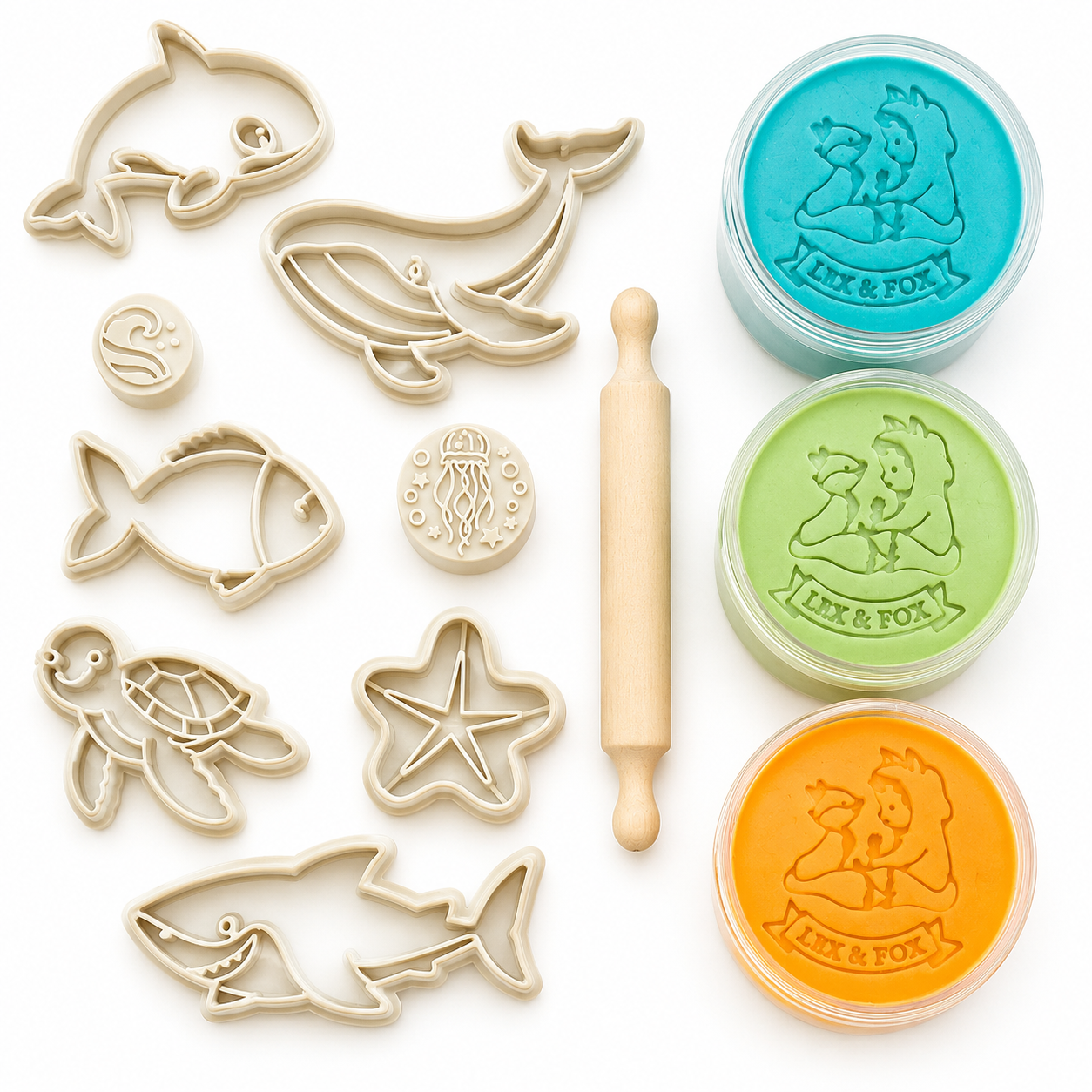 Ocean Adventures - Playdough Box Set