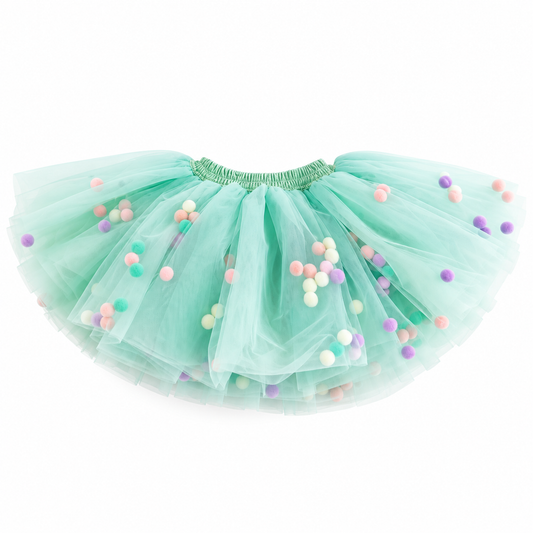 Olivia - Pompom Tutu Skirt