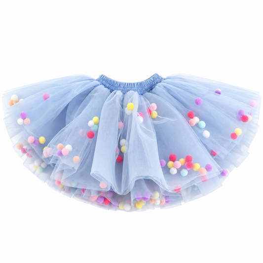 Denise - Pompom Tutu Skirt