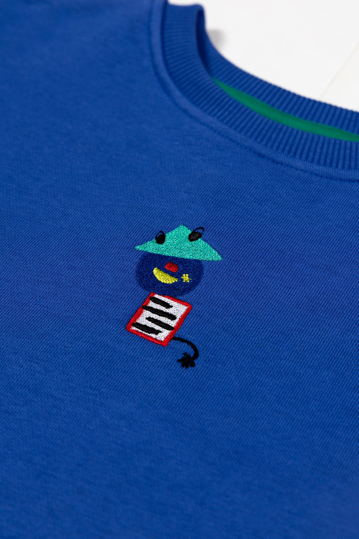 Curious Shapes Sweatshirt - Indigo