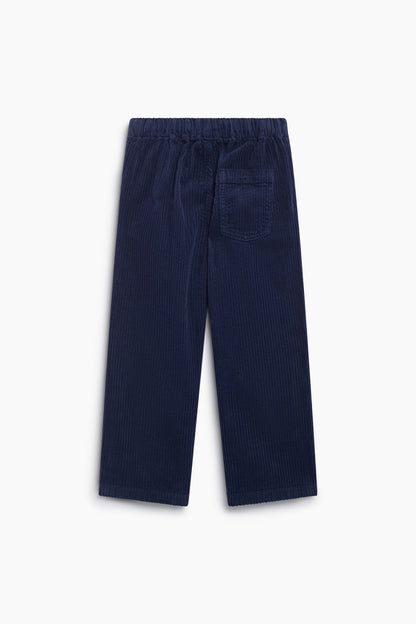 Elio Corduroy Trouser - Black Iris