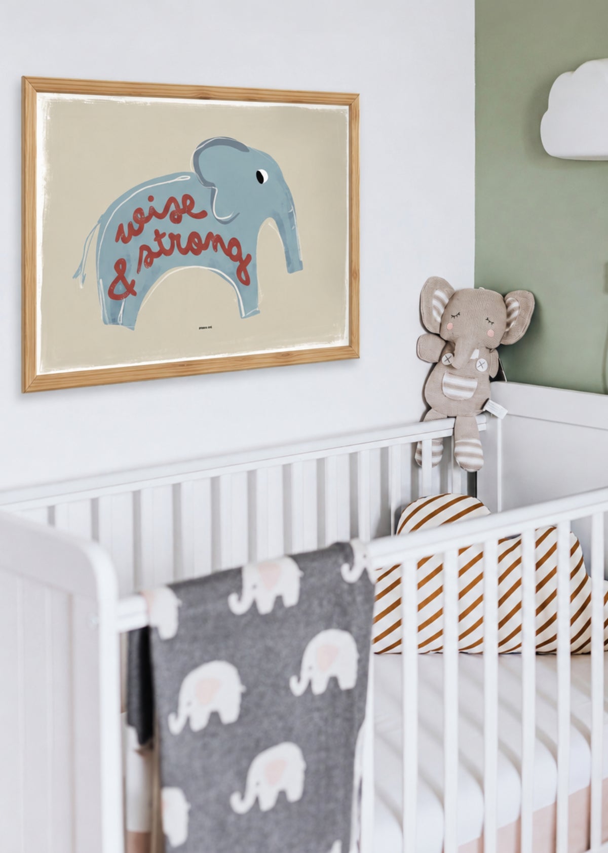 Poster - Elephant (Grey)