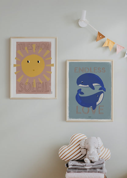 Poster - Soleil (Brown)