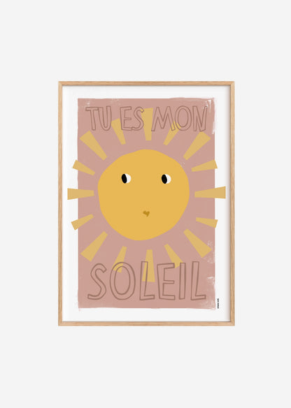 Poster - Soleil (Brown)