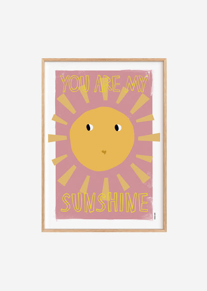 Poster - Sunshine (Pink)