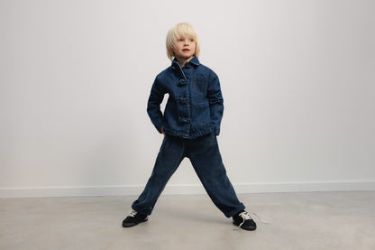 Elio Corduroy Trouser - Black Iris
