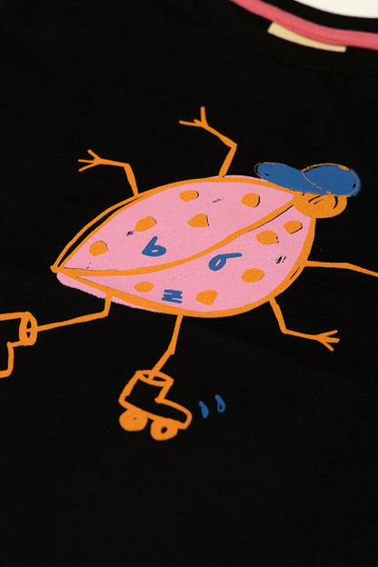 Pink Beetle Long Sleeve T-Shirt