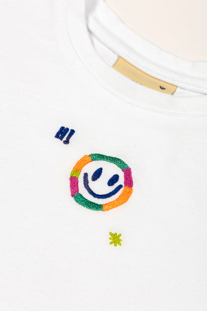 Hi Smiley Long Sleeve T-Shirt